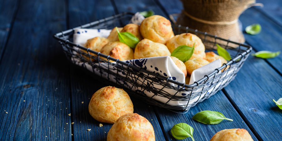 Goat Cheese Gougeres
